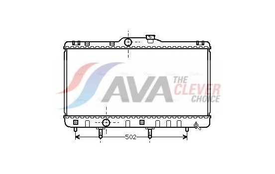 Radiator, engine cooling TO2148 Ava Quality Cooling
