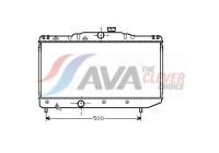 Radiator, engine cooling TO2155 Ava Quality Cooling