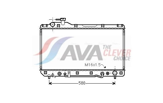 Radiator, engine cooling TO2220 Ava Quality Cooling