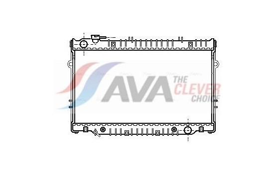Radiator, engine cooling TO2222 Ava Quality Cooling