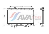 Radiator, engine cooling TO2242 Ava Quality Cooling