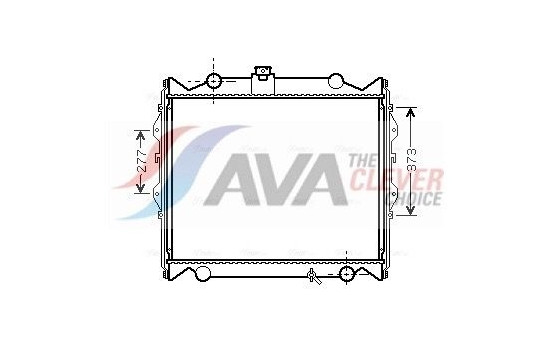 Radiator, engine cooling TO2248 Ava Quality Cooling
