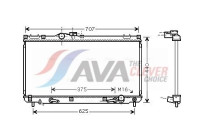 Radiator, engine cooling TO2322 Ava Quality Cooling