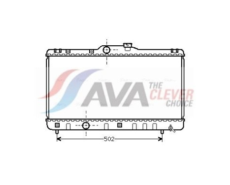 Radiator, engine cooling TOA2147 Ava Quality Cooling