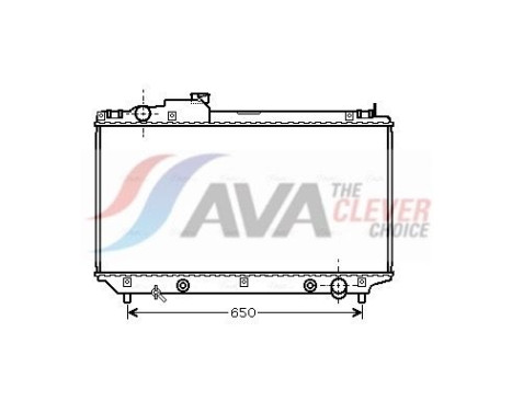Radiator, engine cooling TOA2315 Ava Quality Cooling