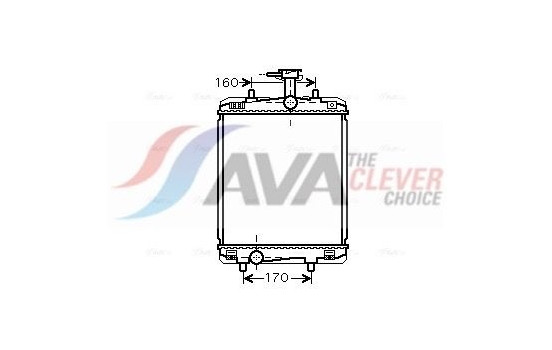 Radiator, engine cooling TOA2360 Ava Quality Cooling
