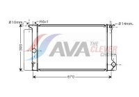 Radiator, engine cooling TOA2397 Ava Quality Cooling