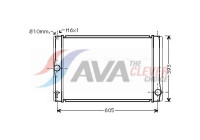 Radiator, engine cooling TOA2400 Ava Quality Cooling