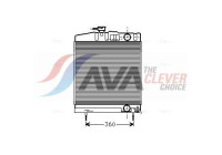 Radiator, engine cooling UG2001 Ava Quality Cooling