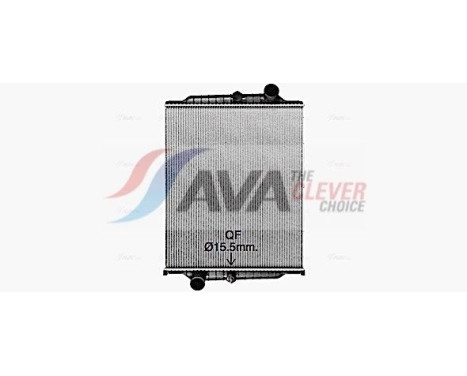 Radiator, engine cooling VL2105N Ava Quality Cooling, Image 3