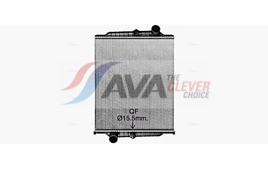 Radiator, engine cooling VL2105N Ava Quality Cooling, Image 3