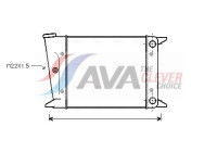 Radiator, engine cooling VN2002 Ava Quality Cooling