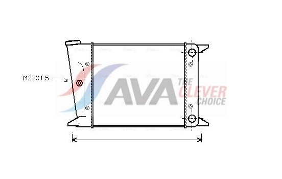 Radiator, engine cooling VN2002 Ava Quality Cooling