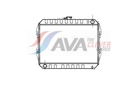Radiator, engine cooling VN2090 Ava Quality Cooling