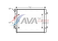 Radiator, engine cooling VN2207 Ava Quality Cooling