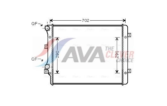Radiator, engine cooling VN2207 Ava Quality Cooling