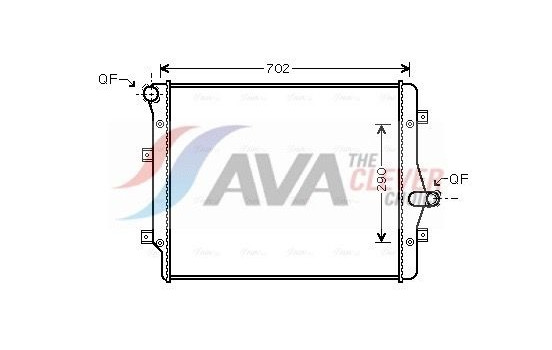 Radiator, engine cooling VN2208 Ava Quality Cooling