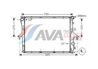 Radiator, engine cooling VN2214 Ava Quality Cooling