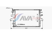 Radiator, engine cooling VN2230 Ava Quality Cooling