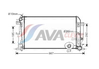 Radiator, engine cooling VN2282 Ava Quality Cooling