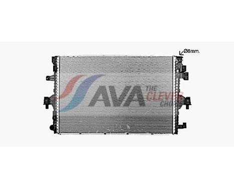 Radiator, engine cooling VN2436 Ava Quality Cooling