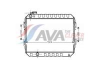 Radiator, engine cooling VNA2088 Ava Quality Cooling