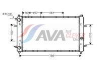 Radiator, engine cooling VNA2114 Ava Quality Cooling