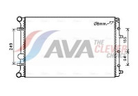 Radiator, engine cooling VNA2347 Ava Quality Cooling