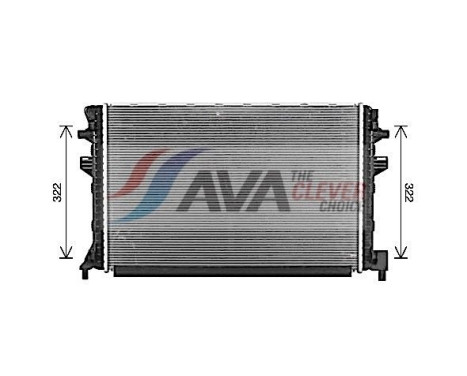 Radiator, engine cooling VNA2383 Ava Quality Cooling