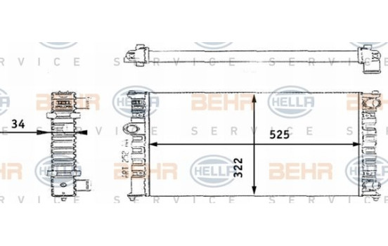 Radiator, engine cooling, Image 2