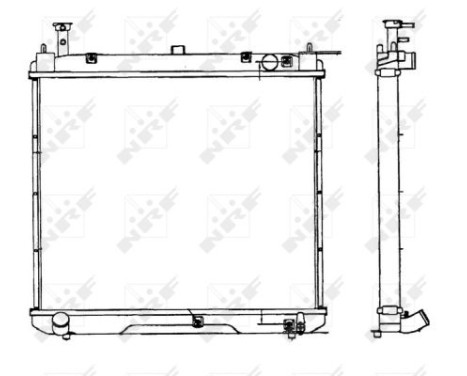 Radiator, engine cooling