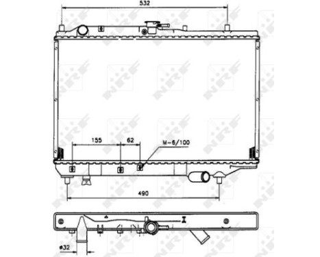 Radiator, engine cooling