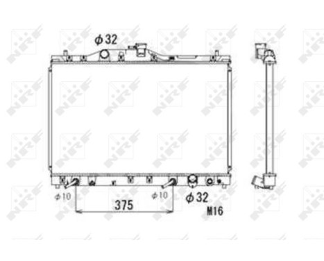 Radiator, engine cooling