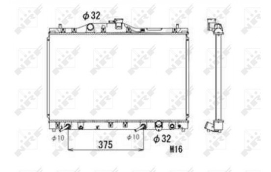 Radiator, engine cooling