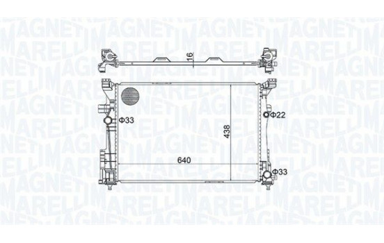 Radiator, engine cooling