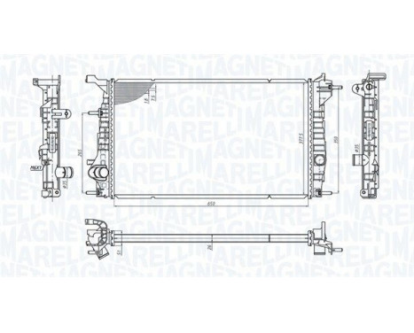 Radiator, engine cooling