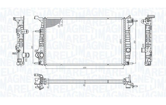 Radiator, engine cooling