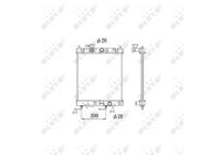 Radiator, engine cooling