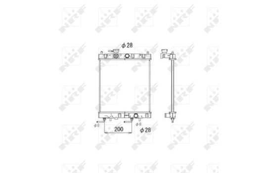 Radiator, engine cooling