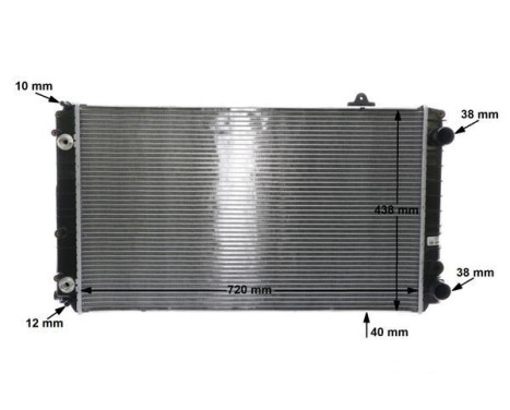 Radiator, engine cooling, Image 12