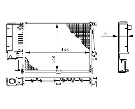 Radiator, engine cooling, Image 5