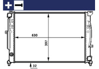 Radiator, engine cooling