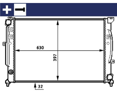 Radiator, engine cooling