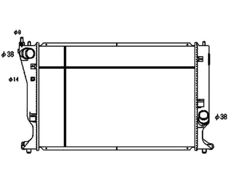 Radiator, engine cooling