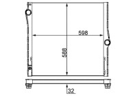 Radiator, engine cooling