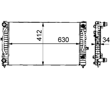 Radiator, engine cooling, Image 9