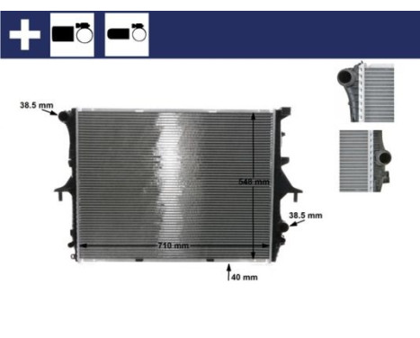 Radiator, engine cooling