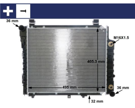 Radiator, engine cooling