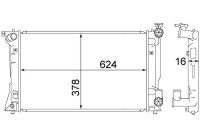 Radiator, engine cooling