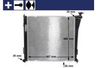 Radiator, engine cooling